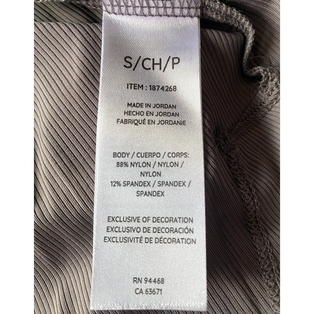 Sage Collective Womens Gray Ribbed Long Sleeve Hoodie Pullover Top Size S NEW - Picture 5 of 7